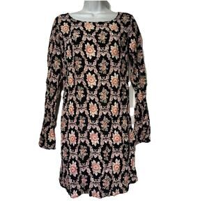Flynn Skye floral Long Sleeve Open Back dress Size 1